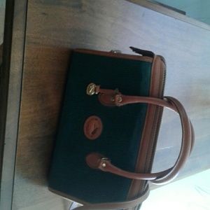 Vintage Green Leather "Dooney&Bourke" Signature